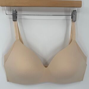 Knix‎ WingWoman Contour Bra Wireless Warm Sand Women Size 5 Converts To 32DD/E